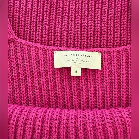 SÉZANE Florinda Fuchsia Knit Dress SOLD OUT ONLINE sz M EUC - Picture 11 of 12